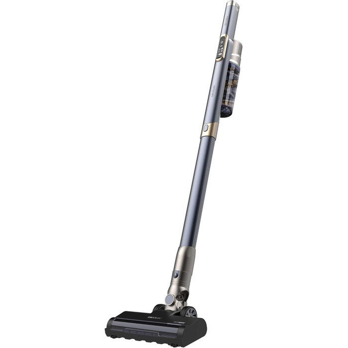 Бездротовий пилосос Cecotec Conga Rockstar 5500 Hurricane Station Flex Max: 220AW, 700W, станція самостійного очищення, 90 хв роботи, антизаплутана щітка, гнучкий шланг, циклонна технологія (Scoba 2100 + самоочищення)