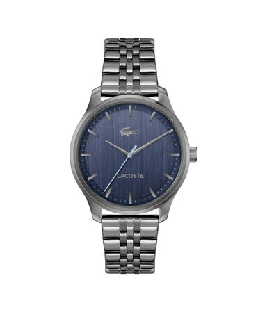 Годинник Lacoste Lisbon чоловічий кварцовий, сталевий браслет (сірий)