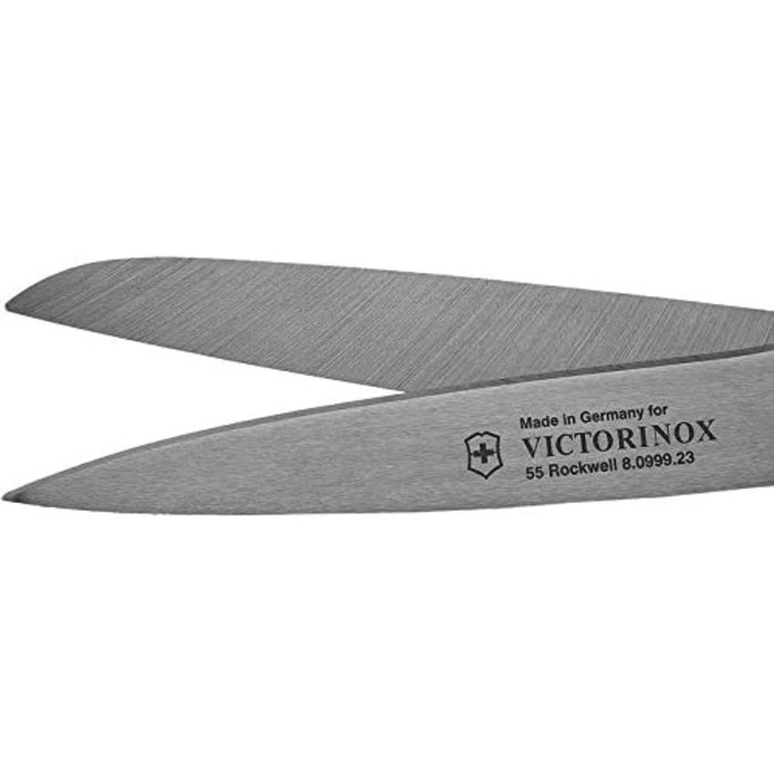 Професійні універсальні ножиці Victorinox, 23 см, надгострі леза, чорна ручка, нержавіюча сталь