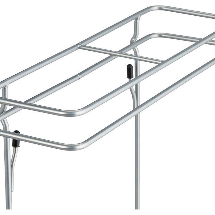 Стійка для парасоль під Relaxdays, 54 x 30,5 x 15 см, метал, сучасний дизайн, срібляста