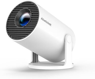 Портативний проєктор 4K/1080p з Android 11.0, WiFi 6, Bluetooth 5.0, 200 ANSI, автоматичне вирівнювання, ручний фокус