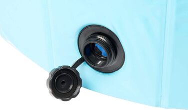 Складаний собачий басейн з неслизьким дном та зливним клапаном, 80 x 20 см