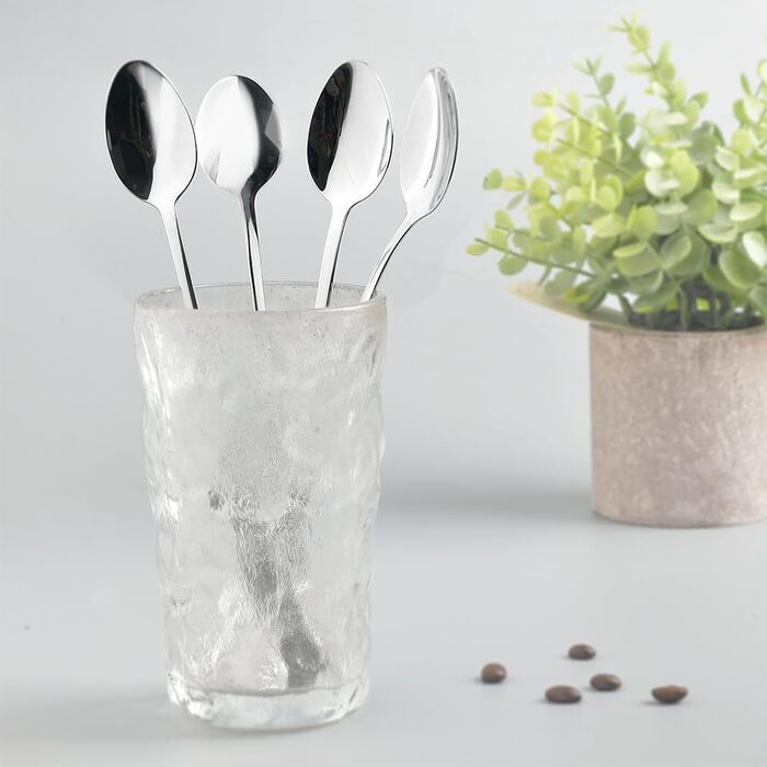 Набір ложок з нержавіючої сталі HomEdge, 21 см, 12 шт. (Коктейльні, кавові)