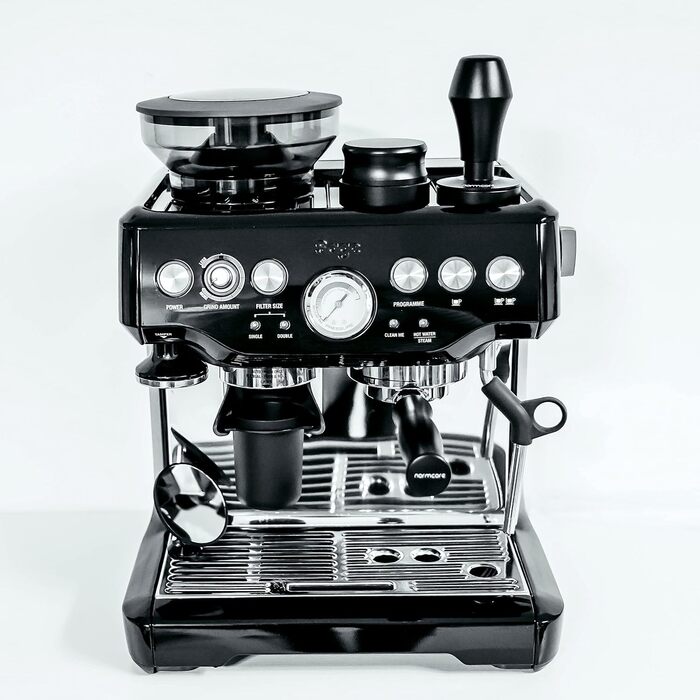 Портфільтр Normcore 54 мм без дна з фільтром для кавомашин Breville 870/875/878/880 та інших серії 8, подвійний фільтр для еспресо