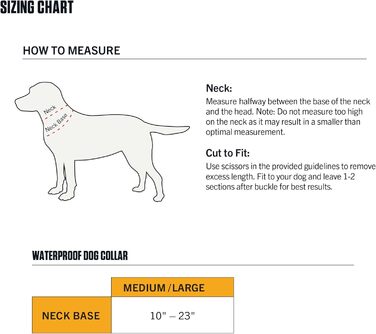 Нашийник для собак Carhartt, регульований, водонепроникний, Hunter Orange, універсальний розмір