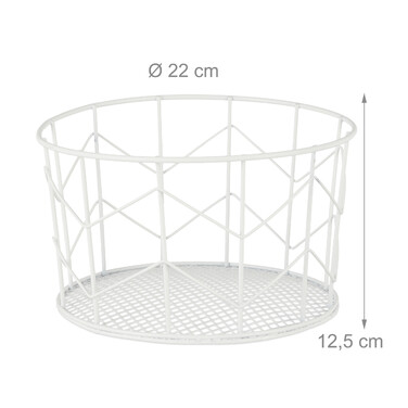 Round Metal Wire Basket