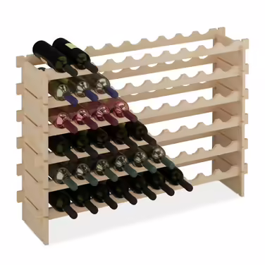 Relaxdays Expandable Wine Rack for Bottles