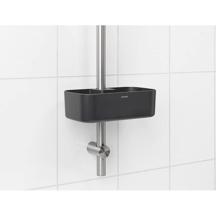 Полиця для душу Brabantia Renew, темно-сіра, універсальний розмір