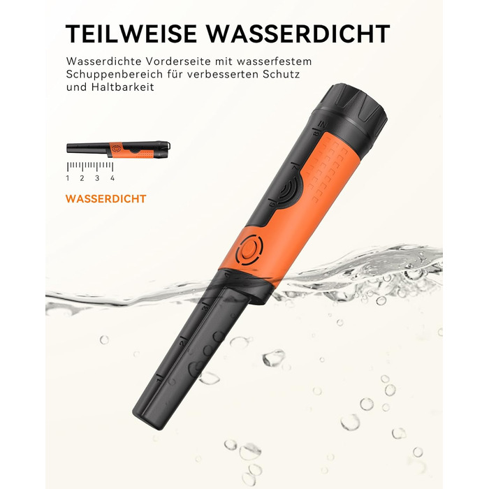 Металодетектор SUNPOW для дітей - LCD-дисплей з мультфільмом, водонепроникна котушка IP68, унісекс дизайн, 3 режими (All Metal/Disc/Pinpoint), регульована ручка 32-40 дюймів для дітей 5-12 років (X-Yellow)