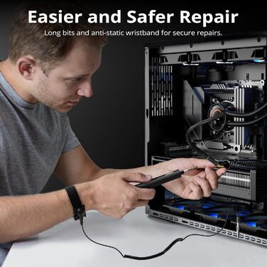 JOREST 155 в 1 Міні Електричний Набір Викруток для Ремонту Macbook, Laptop, PC, RC, PS5, Switch, Xbox, iPhone, Окуляри, Годинники