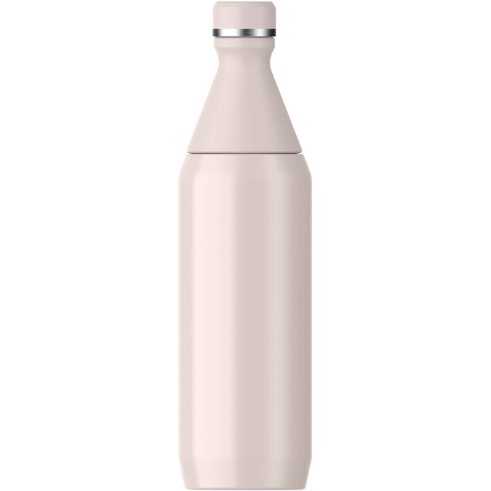 Фляга Stanley All Day Slim з нержавіючої сталі 0.6L - Термофляга, охолоджує до 6 годин, 11 годин з льодом, без BPA, не протікає, придатна для миття в посудомийній машині - Колір: Рожевий Кварц