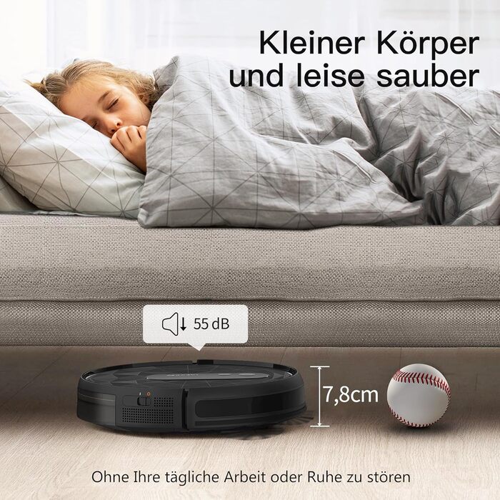 Робот-пилосос AIRROBO P20: потужний, самостійно заряджається, з Wi-Fi, для килимів, твердих поверхонь та шерсті тварин