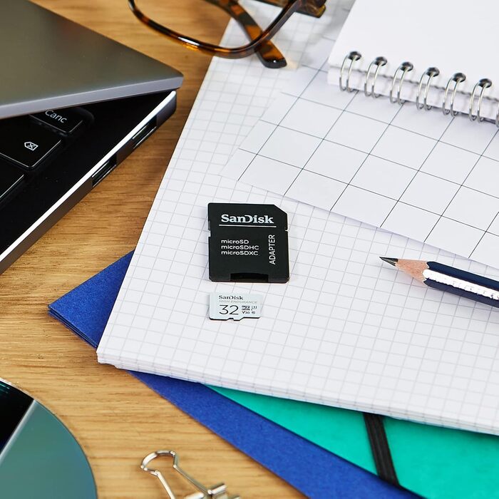 Карта пам'яті SanDisk High Endurance microSDXC 128GB з адаптером, підвищена витривалість для відеореєстраторів та камер спостереження