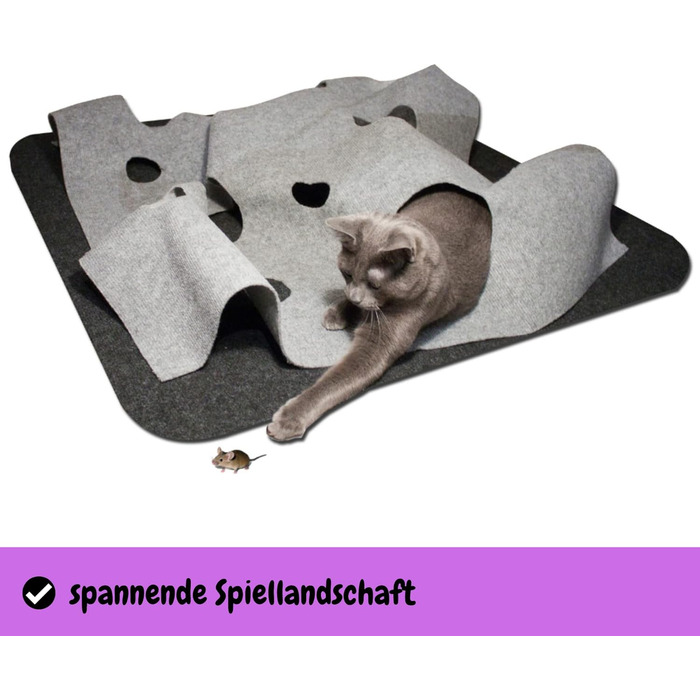 CatMountain® Cat Carpet, Cat Tunnel, Cat Toy, Interactive Cat Toy, Kitten Toy for Your Cat.