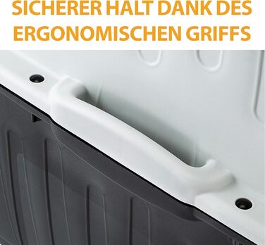 Транспортна переноска для собак Ferplast ATLAS 50, сіра, 55,5 x 81 x 59,5 см, для середніх собак