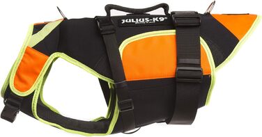 Жилет для собак Julius-K9 IDC 3в1, чорний та неоновий, розмір L (1 шт.)