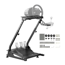 Складаний стійка-держак для керма Grefinity для Logitech G29/G920/G923, Thrustmaster T300RS/T150/TX, Fanatec, PXN — регульована висота (56–78 см), вуглецева сталь