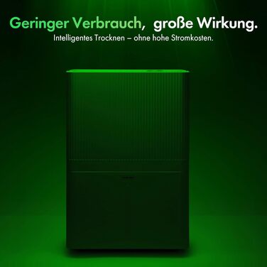 Електричний осушувач повітря VonHaus 20л/24г з Wi-Fi, для підвалу та кімнат до 20м², з таймером та шланг для зливу, сумісний з Alexa & Google Home