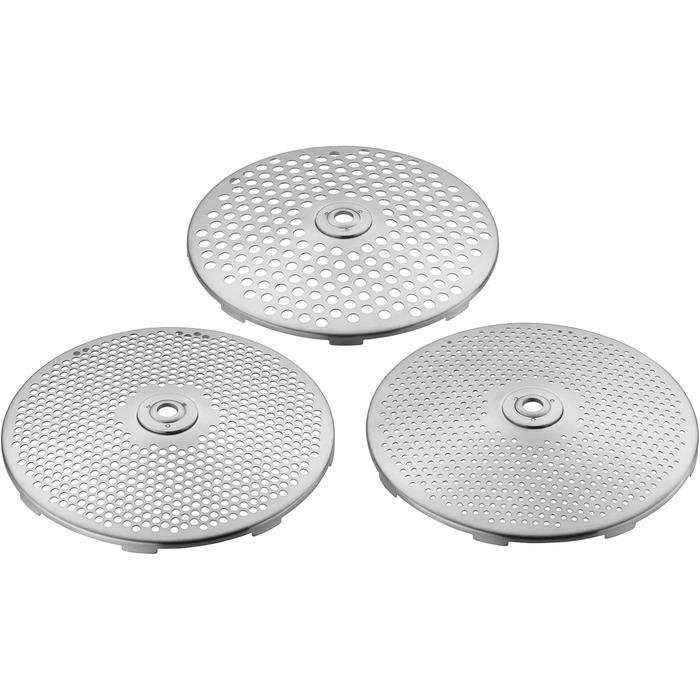 Прес для овочів і фруктів WMF Gourmet, 3 насадки, 19x11,5 см, нержавіюча сталь Cromargan, розбірний