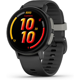 Дитячий розумний годинник Garmin Bounce 2 LTE (43 мм) - турквіс (сірий), AMOLED дисплей, 2 дні роботи, GPS, SOS, режим школи