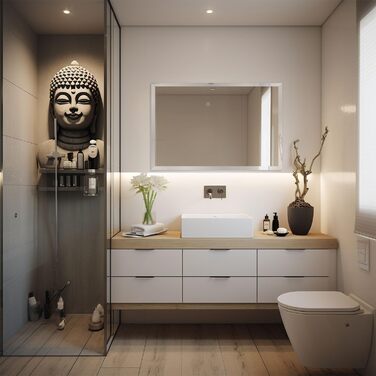 Дзеркало прямокутне скошеного краю без рами, 61 x 91,4 см. Скло безпечне, сучасний дизайн для ванної кімнати, спортзали, передпокої.