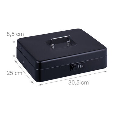 Relaxdays Combination Lock Cash Box - Euro