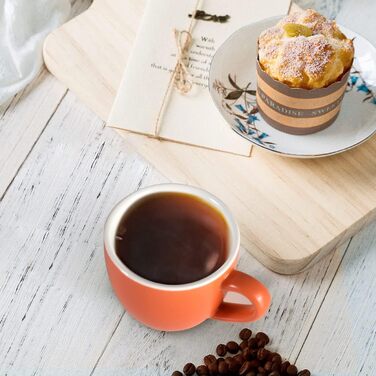 Еспресо-чашка HomEdge Mini Pro, 90 мл, 85 г - ідеальна для еспресо, чаю та апельсинових напоїв