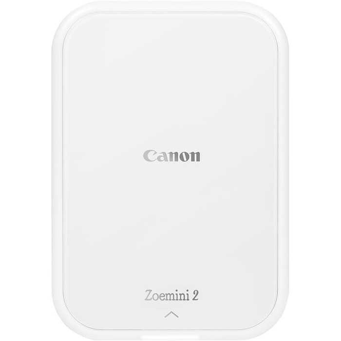 Canon Zoemini 2 Perlweiß: Міні-принтер для фотографій, мобільний, портативний, з бездротовим підключенням, для смартфонів та планшетів, вбудований акумулятор, Bluetooth, комплект 10 фотопаперів