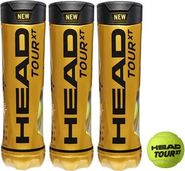 HEAD Tour XT Premium Tennis Balls - Performance Tennis Balls for Training and Match Play