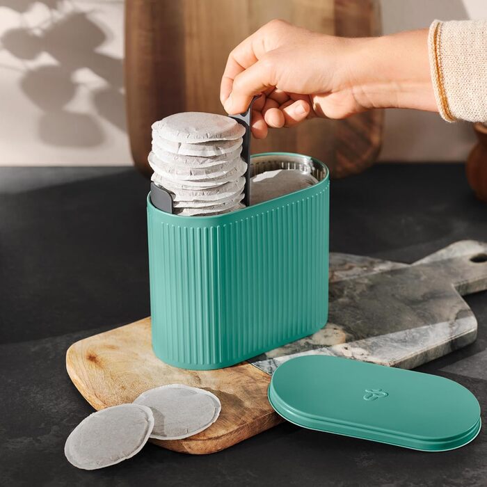 Кава Tchibo Aromadose, контейнер для кави, 500г, нержавіюча сталь, аромощітка (ТуркІс)