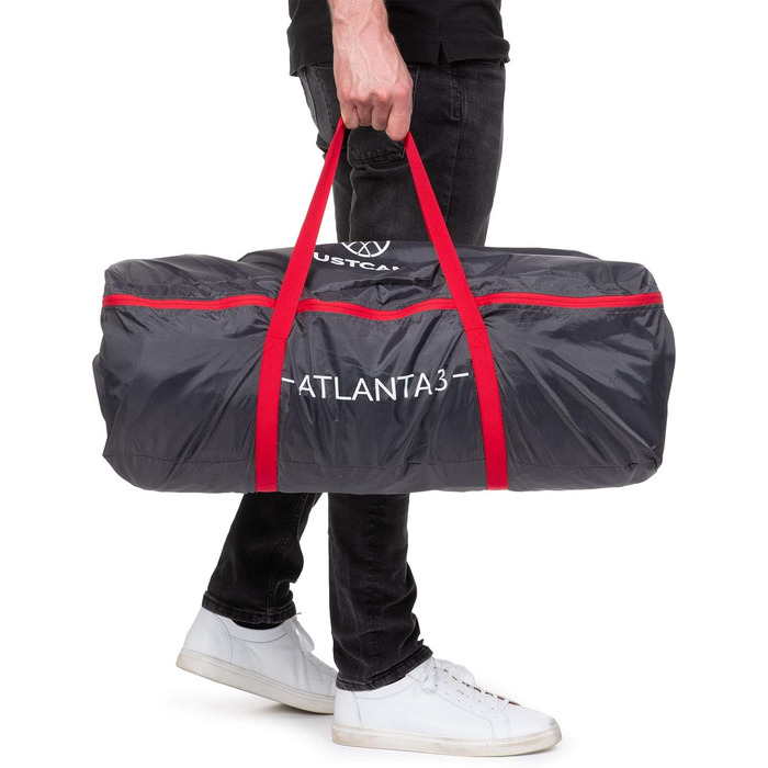 JUSTCAMP Atlanta 3-Personen Familienzelt