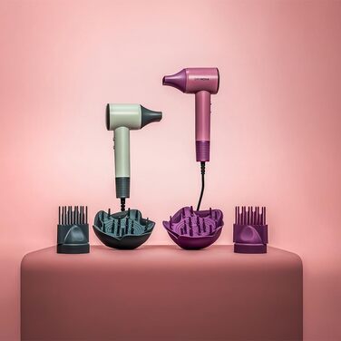 Фен Cecotec DryNova 3-в-1: компактний, легкий, 1600 Вт, 110 000 об/хв, безщітковий мотор, насадки-щітка, дифузор та концентратор, іонізація, тихий, довговічний, 4 температурні режими