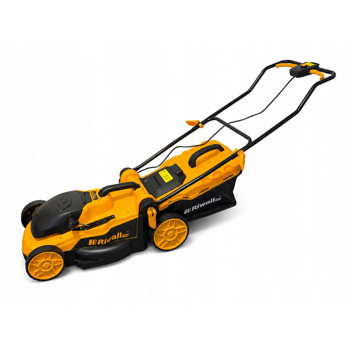 Акумуляторна газонокосарка Riwall RALM 4020i (40 см) — комплект з індукційним зарядним пристроєм