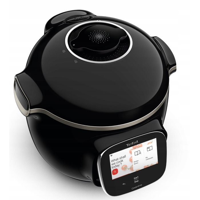 Мультиварка-скороварка Tefal Cook4me Touch CY912, 6 л, Wi-Fi, 13 функцій, чорна