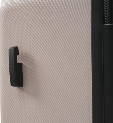 Набір валіз Merax TSA 3 шт. (M-L-XL) з телескопічним ручками та 4 колесами, чорний, PP-матеріал