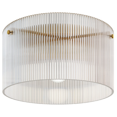 HOMCOM Ceiling Light, Ceiling Fixture with E27 Socket, Round Ceiling Lighting for Bedroom Living Room Ø32 x 16.5 cm, Bulb Not Included Transparent | Aosom