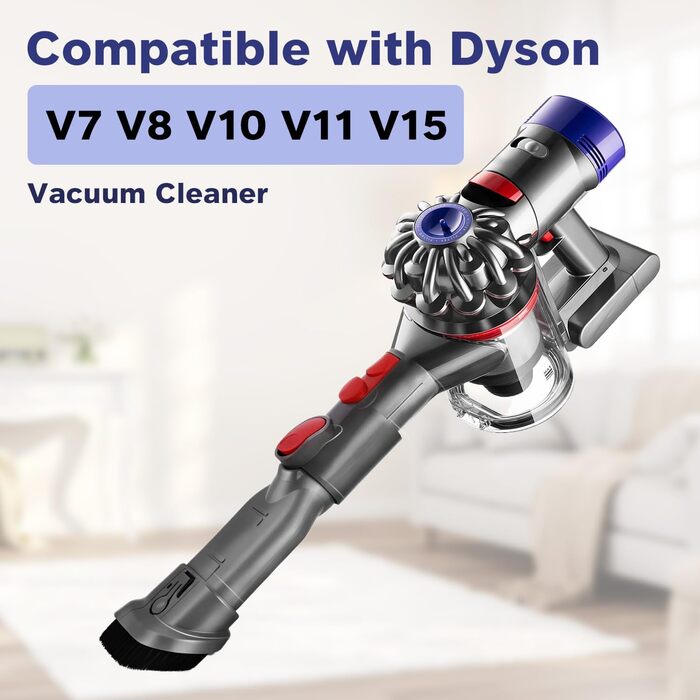 Набір аксесуарів SOBEAU для пилососів Dyson V7, V8, V10, V11, V15: 7 в 1, замінні насадки