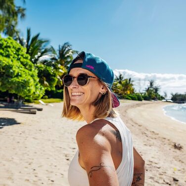 Soulbuddy Snapback кепка для чоловіків та жінок - унісекс стильна кепка для повсякденного носіння та відпочинку - бейсболка Must-Have - універсальний розмір (Petrol-Lila)