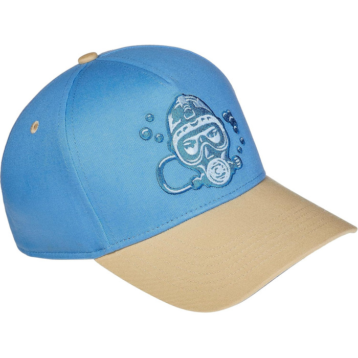 Кепки Snapback Cadency® для чоловіків та жінок, унікальні, з індивідуальними дизайнами, бейсболки з прямим козирком, регульовані, теплі зимові, темно-зелені (Diver - Base - Blau)