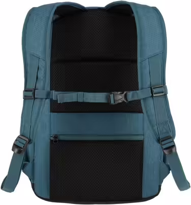 Travelite Carry-on Backpack with Padded Laptop Compartment, 15.6-inch Laptop Backpack, KICK OFF, Daypack for Travel and Sports, 45 cm, 22 Liters (Petrol)