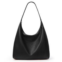 Сумка жіноча KALIDI шопер з PU шкіри, велика, чорна, для роботи, навчання, повсякденна, вінтажний стиль