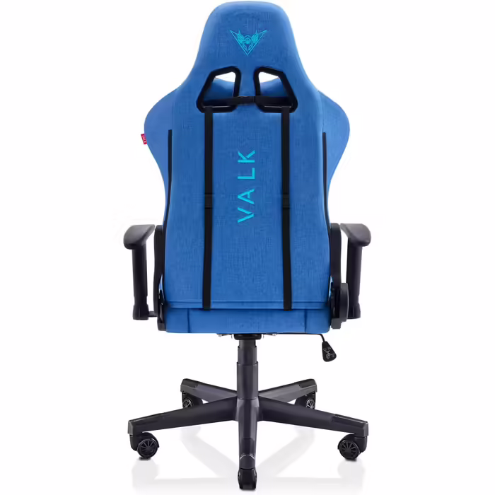 VALK Nyx - Fabric Gaming Chair, Gamer Chair (Breathable Soft Fabric, 160° Recline Angle, 2D Armrests, Ergonomic) Desk Chair, Office Chair (Sapphire Blue) Sapphire Blue Fabric