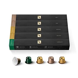 Кава капсульна NESPRESSO Original, набір 50 шт. (Еспресо, Лунго, різні обсмажки)