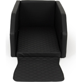 Автоматичне ліжко для собак у машину Velinda, 55x100 см, чорний колір