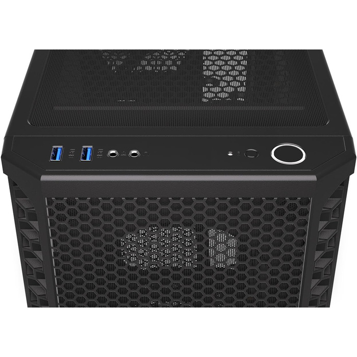 Корпус для ПК ENDORFY Signum 300 Solid з сітчастою передньою панеллю, 120 мм вентилятор, фільтри проти пилу, ATX