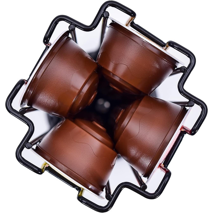 Тримач для капсул кави Dolce Gusto SYSYLY DG24 – чорний, на 24 капсули, обертається, з неслизькою основою