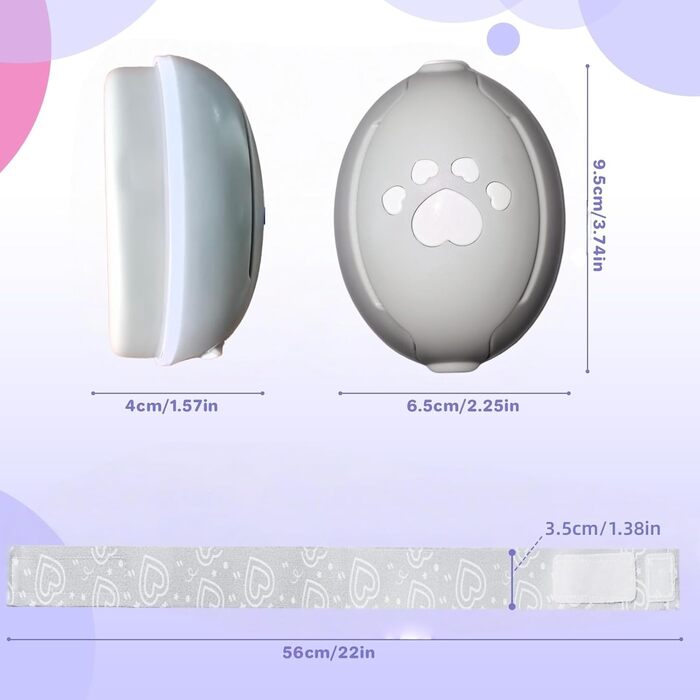 Навушники для захисту від шуму для малюків, сірі. Захист до 25 dB, регульоване антиковзне кріплення до 36 місяців, м'які та легкі.