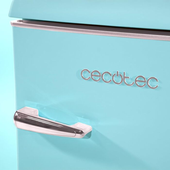 Міні-холодильник Cecotec Bolero CoolMarket TT Origin 110 синій 95л – ретро дизайн, LED-підсвітка, клас E