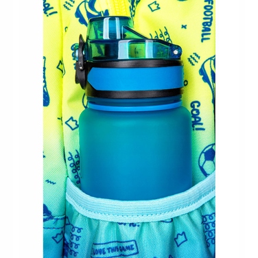 Шкільний рюкзак CoolPack багатокомパートментний, синій з жовтими акцентами, 21 л