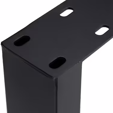 Relaxdays Set of 2 Table Feet, Black